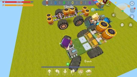 迷你世界怎么做碰碰车