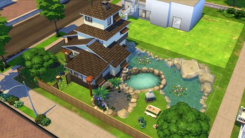 模拟人生4怎么地基